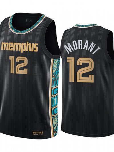 SheShow Men's Memphis Grizzlies Ja Morant #12 City Edition Jersey product
