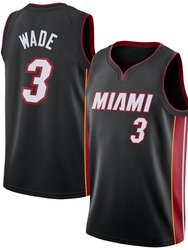 Men's Miami Heat Dwyane Wade Jersey - Black - Black