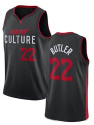 Men's Miami Heat Jimmy Butler 22# 2024 City Edition Jersey - Black