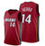 Men's Miami Heat Tyler Herro 14# Basketball Jersey - Red - Red