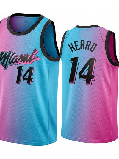 SheShow Men's Miami Heat Tyler Herro 14# City Edition Jersey Gradients product