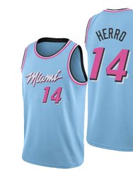 Men's Miami Heat Tyler Herro Blue 2019-20 City Edition Jersey - Blue