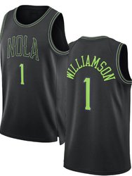 Mens New Orleans Pelicans Zion Williamson 2024 Black City Edition Jersey - Black