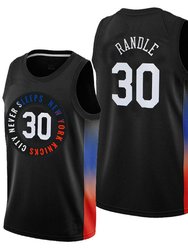 Men's New York Knicks Julius Randle #30 City Edition Jersey - Black