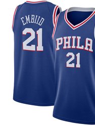 Men's Philadelphia 76ers Joel Embiid Royal Jersey - Blue - Blue