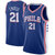 Men's Philadelphia 76ers Joel Embiid Royal Jersey - Blue - Blue
