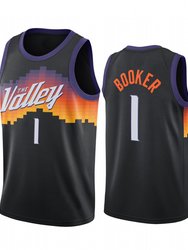 Men's Phoenix Suns Devin Booker #1 City Edition Jersey - Black - Black