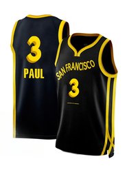 Mens's Golden State Warriors Chris Paul 2024 City Edition Jersey - Black