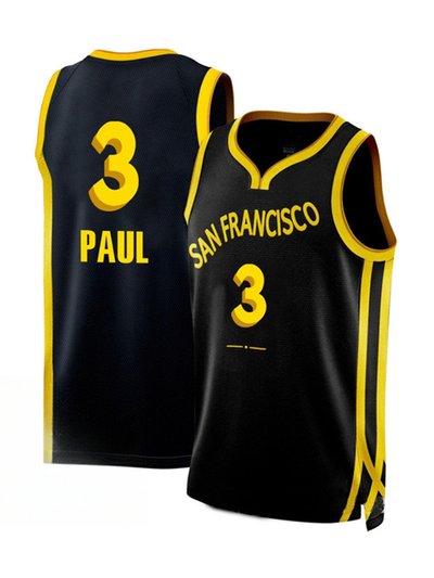 SheShow Mens's Golden State Warriors Chris Paul 2024 City Edition Jersey product