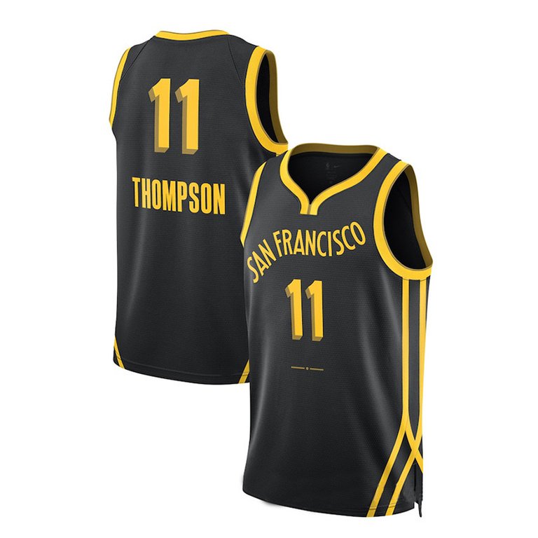 Mens's Golden State Warriors Klay Thompson 2024 City Edition Jersey - Black