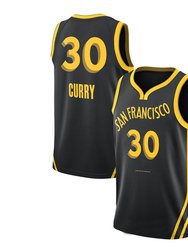 Mens's Golden State Warriors Stephen Curry 2024 City Edition Jersey - Black