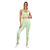 Women Sports And Fitness Fashion Buttock Lifting Yoga Suit Set - Green