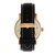 Shield Gilliam Leather-Band Men's Diver Watch - Gold/Black