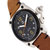 Shield Pascal Leather-Band Men's Diver Watch