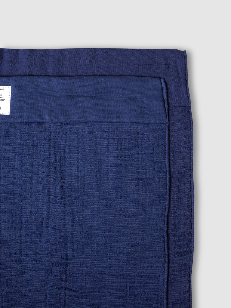 Inner Pile Bath Towel - Navy