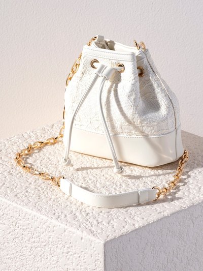 Shiraleah Adrienne Bucket Bag, White product