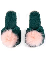 Amor Slippers, Green