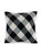 Anderson Plaid Pillow - Black/White