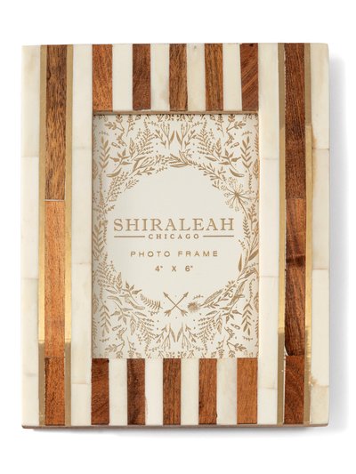 Shiraleah Ariston Inlaid 4" x 6" Picture Frame product