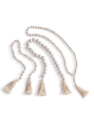 Assorted Set Of 3 Sizes Prayer Beads - White - White