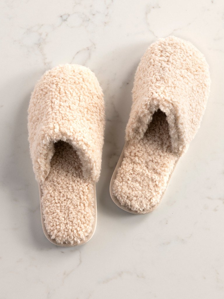 Avignon Slippers, Natural