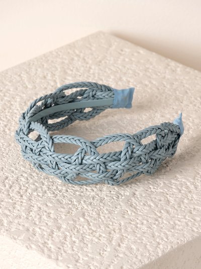 Shiraleah Basket Weave Headband, Sky product