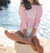 Beach Bum Sweatshirt In Pink - Pink