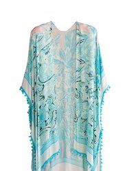 Belize Kimono, Turquoise