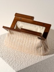 Bianca Clutch, Ivory