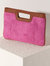 Blakely Clutch/Cross-Body, Raspberry