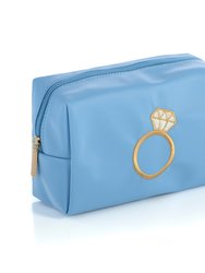 Bling Zip Pouch, Sky