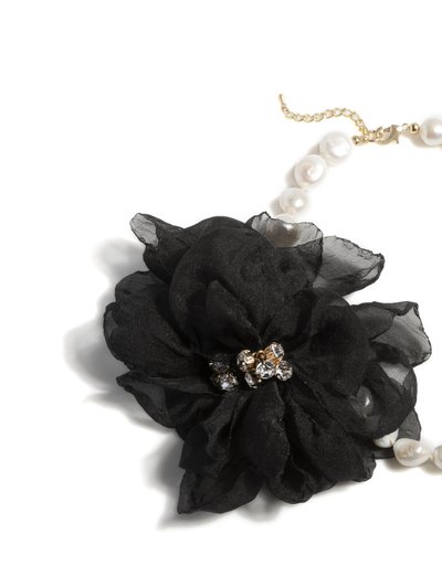Shiraleah Bloom Necklace, Black product