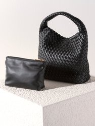 Blythe Mini Hobo Bag, Black - Black