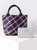 Blythe Plaid Mini Tote, Blue - Blue