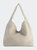 Blythe Woven Hobo Handbags - Stone