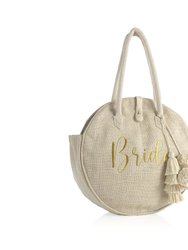 "Bride" Circle Tote