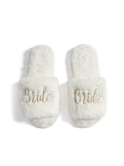 Shiraleah "Bride" Slippers, Ivory product