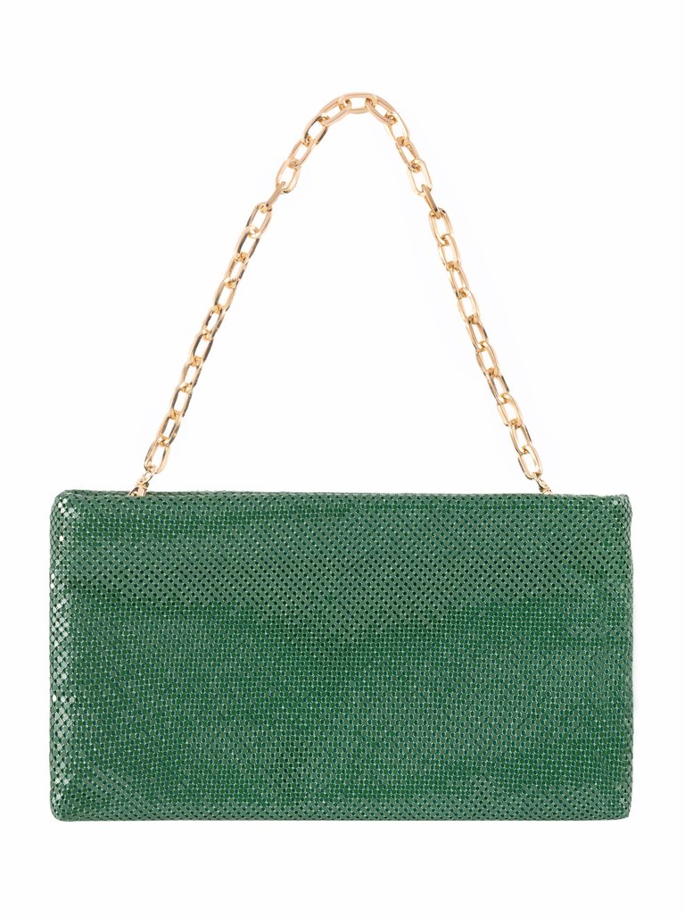 Cameron Shoulder Bag, Green - Green