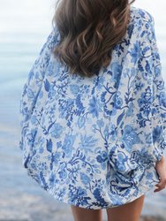 Capri Puff Sleeve Kimono