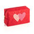 Cara Hearts Cosmetic Pouch - Red