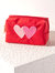Cara Hearts Cosmetic Pouch - Red