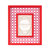 Celebration Lattice 4" X 6" Picture Frame, Red - Red