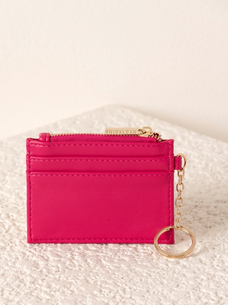 Charlie Card Case - Magenta - Magenta