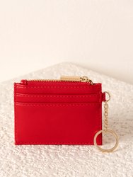 Charlie Card Case - Red - Red