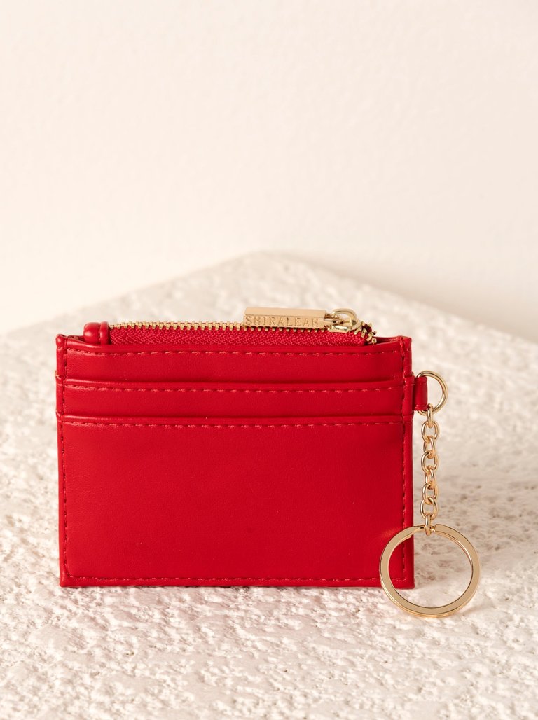 Charlie Card Case - Red - Red