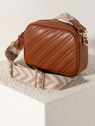 Charlie Cross-Body Bag, Saddle