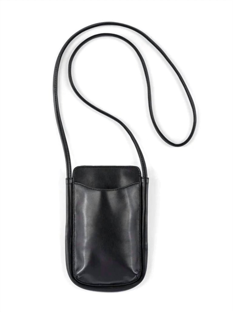 Charlotte Phone Crossbody In Black - Black