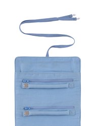 Charmed Jewelry Roll Pouch - Blue