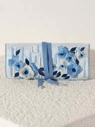 Charmed Jewelry Roll Pouch - Blue - Blue
