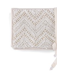 Charmed Jewelry Roll Pouch - Ivory